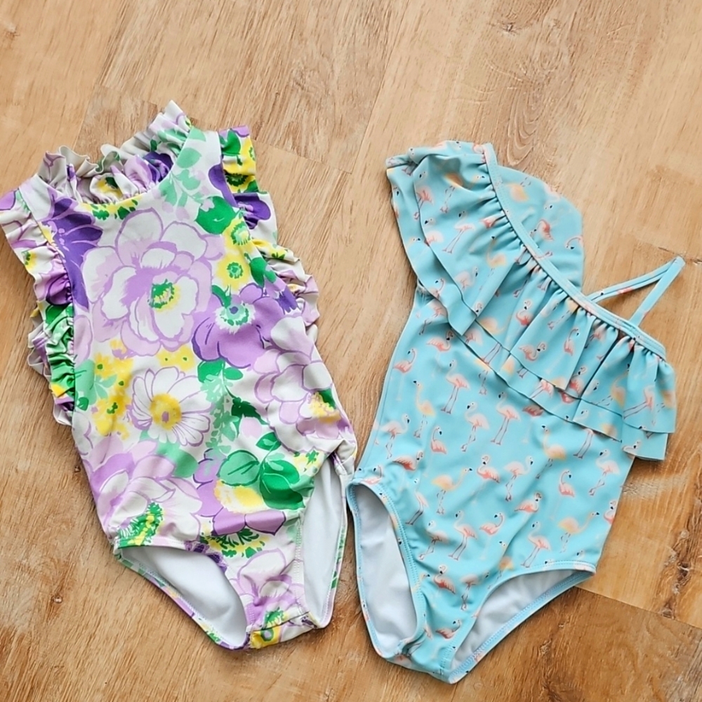 Janie and Jack swimsuit two pack. Size 3